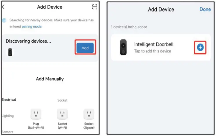 HYUNDAI HOME Smart Doorbell - Add device