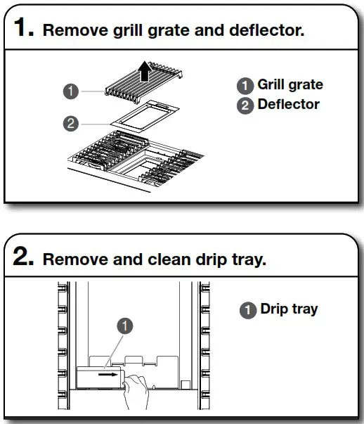 JENNAIR W11114330E PRO-STYLE Dual Fuel Convection Range - CARE AND CLEANING 6
