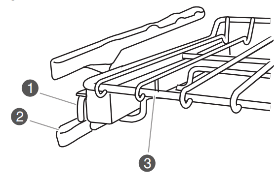JENNAIR W11114330E PRO STYLE Dual Fuel Convection Range - Slide rails 1