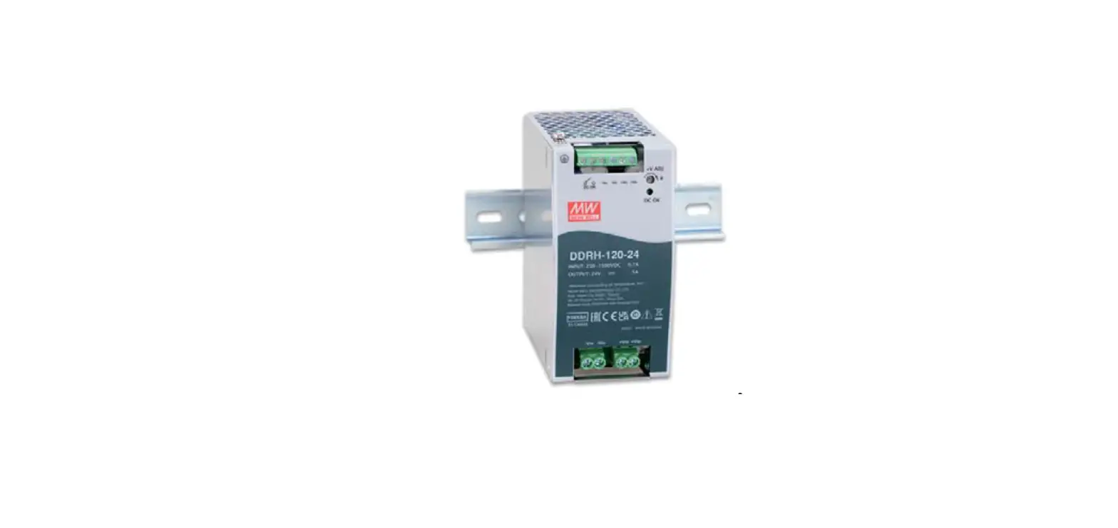 Mean Well Ddrh-120 Series 20w High Reliable 250-1500vdc Ultra Wide Input Din Rail Type Dc-dc Converter Owner's Manual