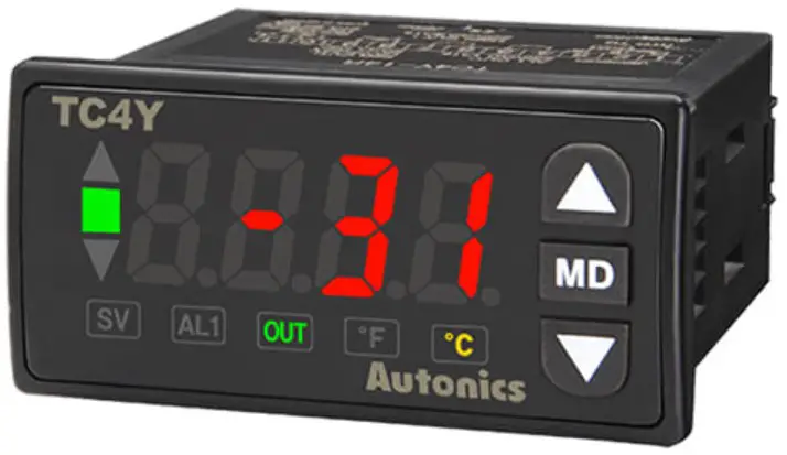 Autonics TC Series TC4Y-N4R Single Display PID Temperature Controllers