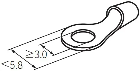 Round crimp terminal