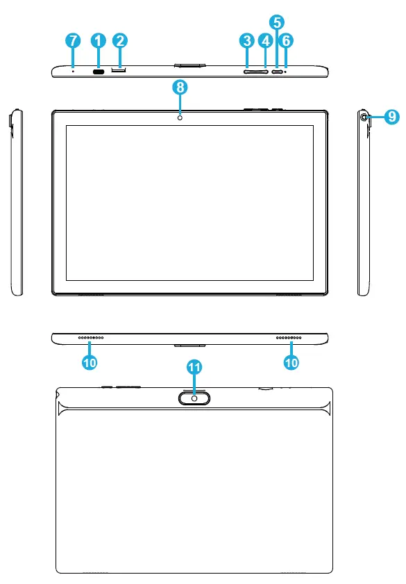 SCIENTIA YQ10S 10.1inch Tablet PC 1