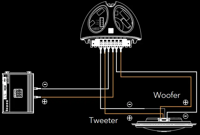 Morel MW6 Virtus Nano Carbon - Integra System wiring 2