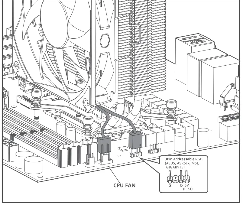 COOLER MASTER Hyper 212 Spectrum V3 CPU Air Cooler - fig 10