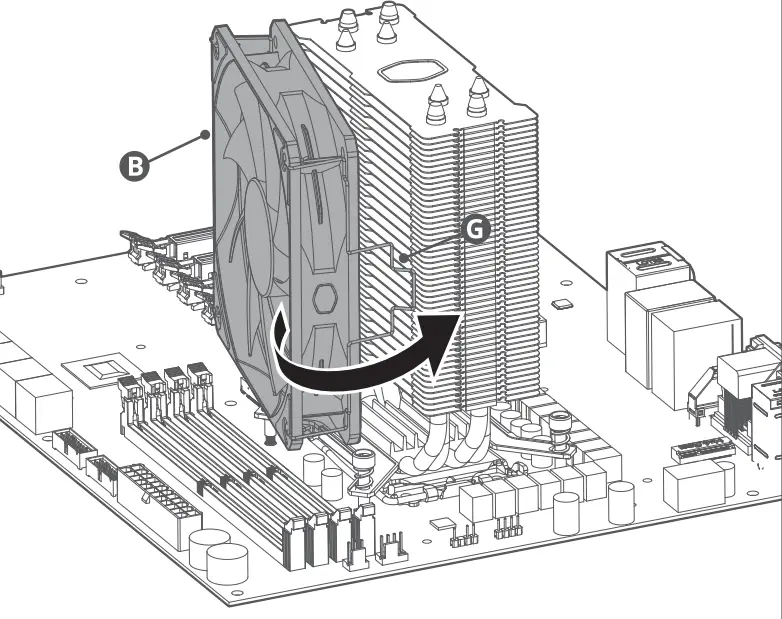 COOLER MASTER Hyper 212 Spectrum V3 CPU Air Cooler - fig 6