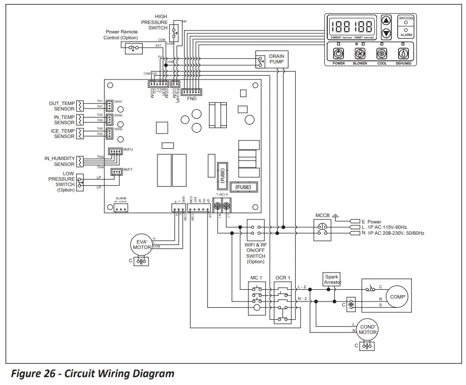 KOLDWAVE 6CC10BEA2AA00 Modular Multi Air Conditioner - Wiring Diagram