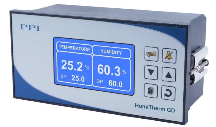 PPI HumiTherm GD Temperature and Humidity Controller with Graphic Display