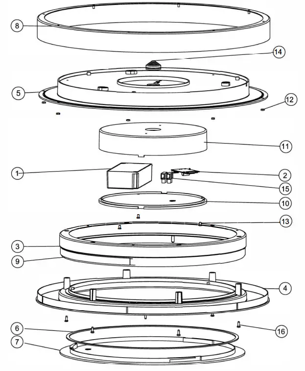 PHILIPS Adore Hue Ceiling Lamp - fig 1