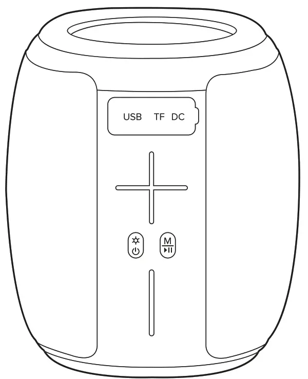 intempo LED FAbric Speaker - fig 2
