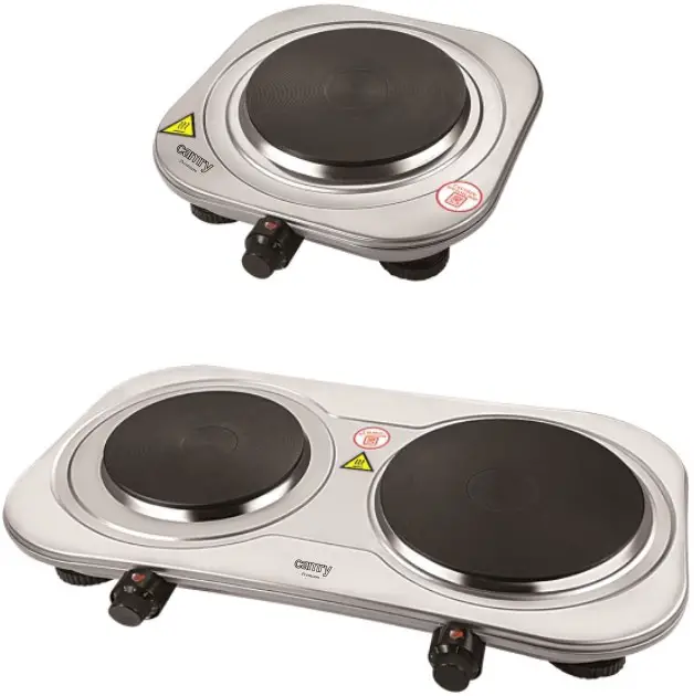 Camry CR 6510 Mini Cast Iron Stove Gray