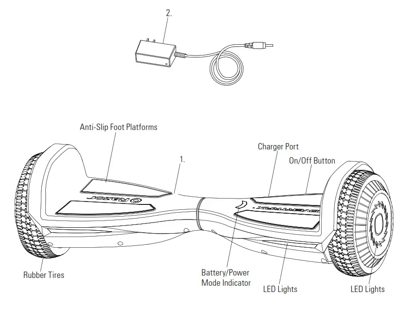 Razor Hovertrax Prizma and Hovertrax LUX Smart Balancing Electric Scooter - Time