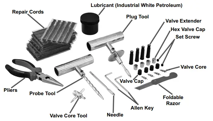 MADDOX-58593-Heavy-Duty-Automotive-Tire-Repair-Kit-fig-1