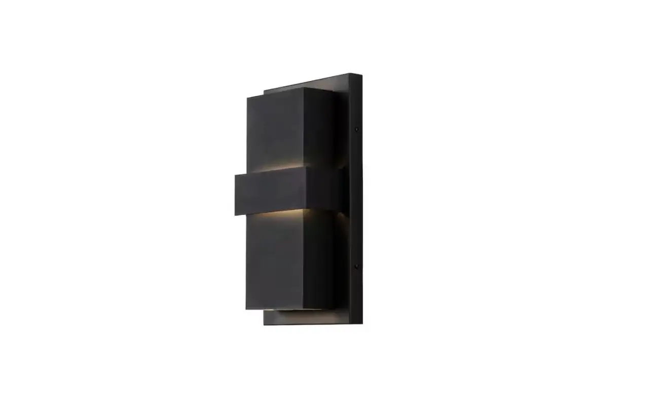 The Home Depot La2143-w 3-light Matte Black Aluminum Led Outdoor Wall Lantern Sconce Instruction Manual The Home Depot La2143-w 3-light Matte Black Aluminum Led Outdoor Wall Lantern Sconce Instruction Manual