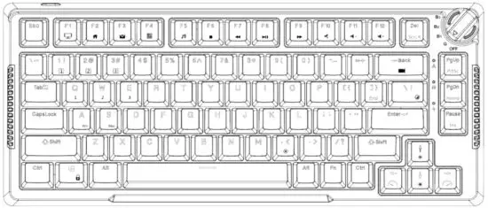 RK ROYAL KLUDGE B0C77N5VT3 H81 Hot Swappable Mechanical Keyboard.JPG