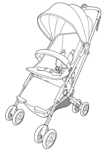 evolur 521 Traveling Stroller