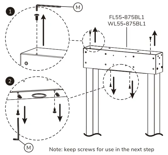 Neomounts ADM 875BL2 Dual Screen Adapter - fig1