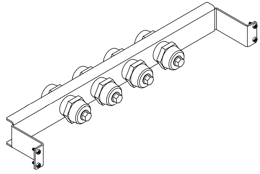 hager UZ02LES Support Rail -