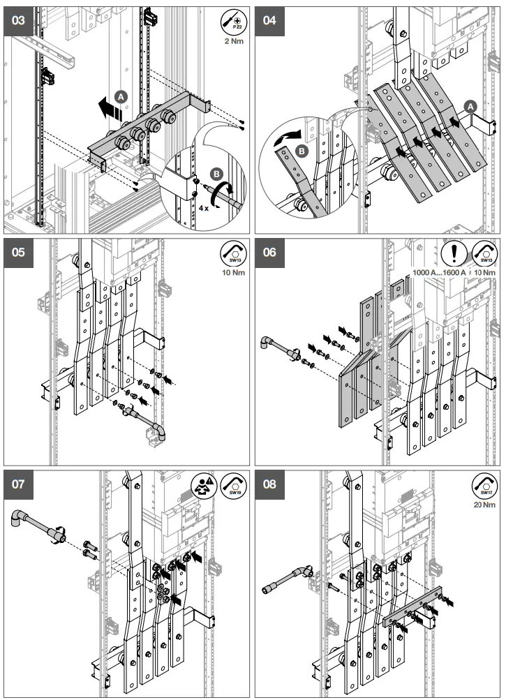 hager UZ02LES Support Rail - fig3