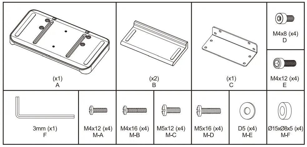 MULTIBRACKETS 7350105214455 M Thin Client Holder and Stand - Parts 2
