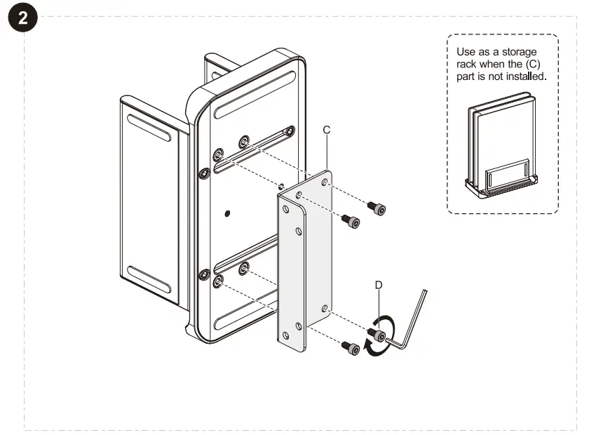 MULTIBRACKETS 7350105214455 M Thin Client Holder and Stand - Parts 5