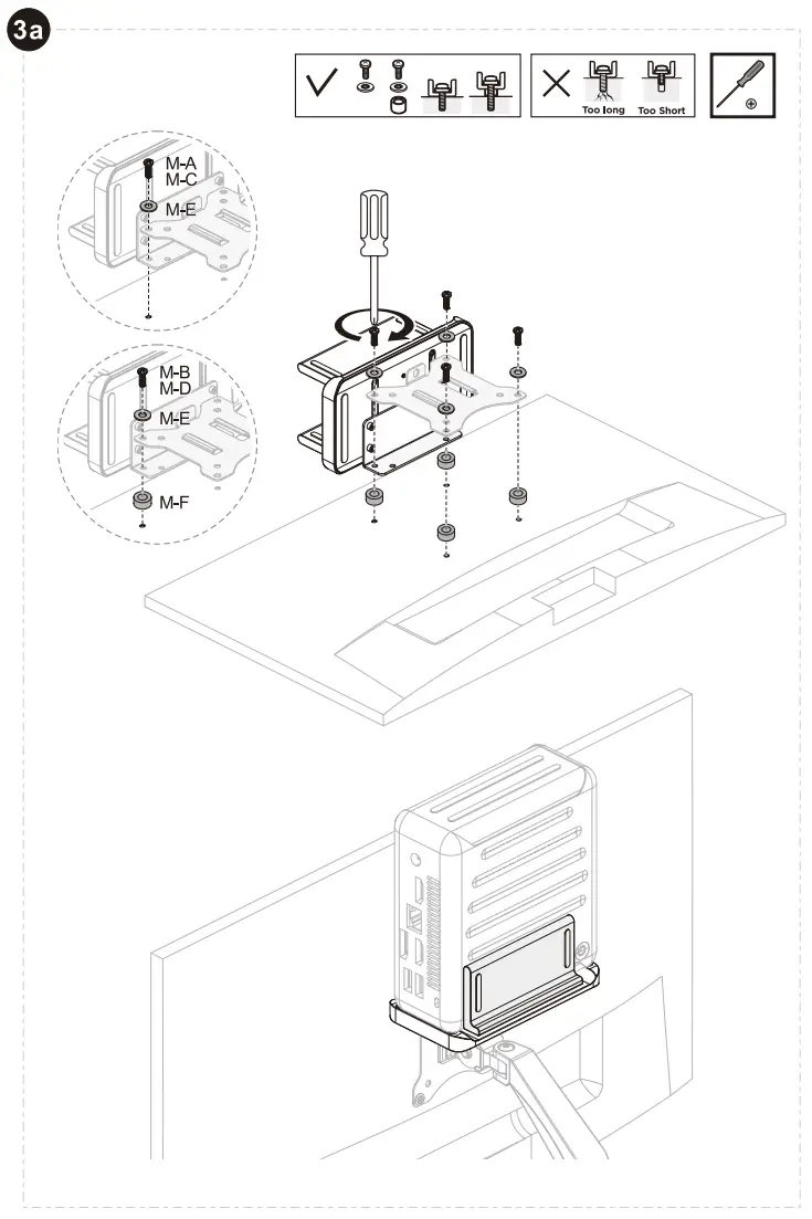 MULTIBRACKETS 7350105214455 M Thin Client Holder and Stand - Parts 6