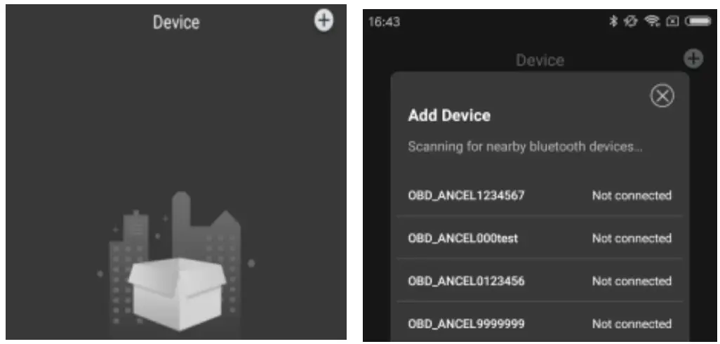 ANCEL HD110 Trucker - app 1