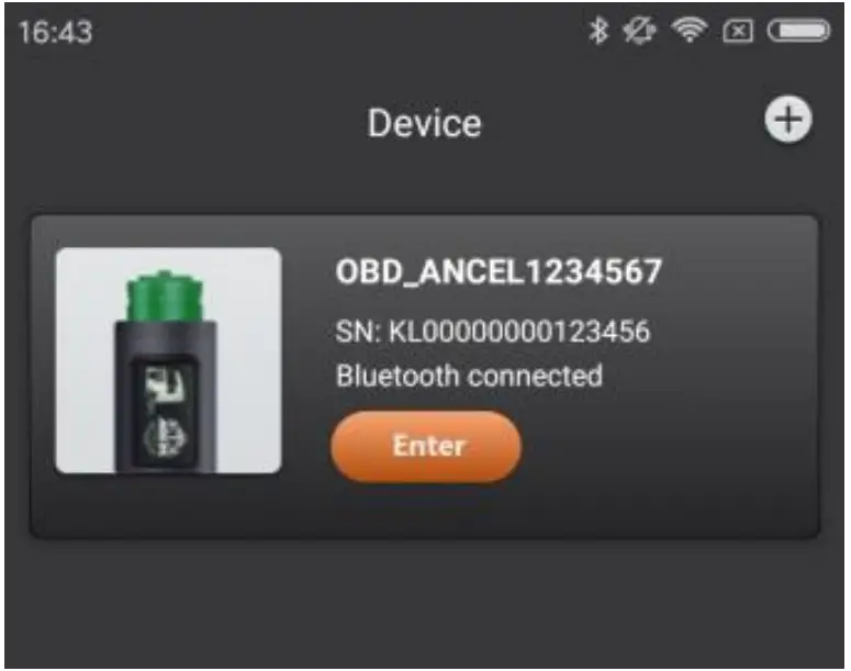 ANCEL HD110 Trucker - app 2