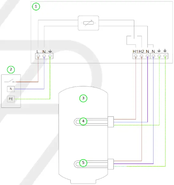 Dual Element Water Heater