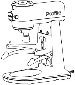 GE Appliances P9OIAAS6TBB Smart Mixer B3a