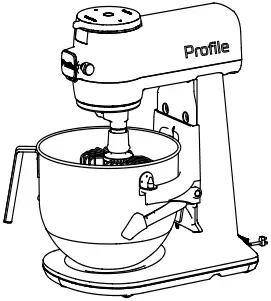 GE Appliances P9OIAAS6TBB Smart Mixer B4c