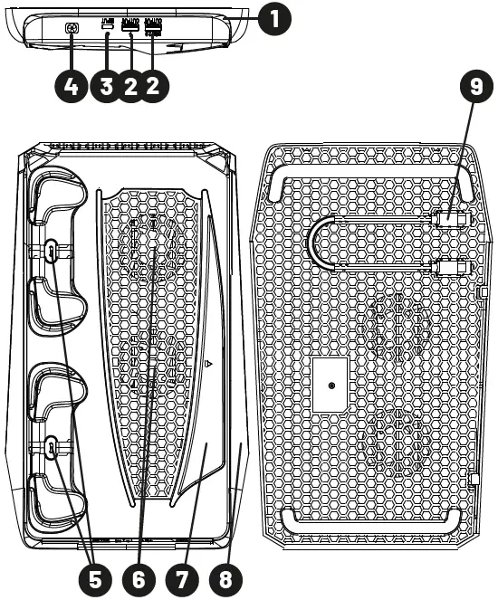 FIXED FIXPS5-MCS-BW Multifunction Charging Station 01