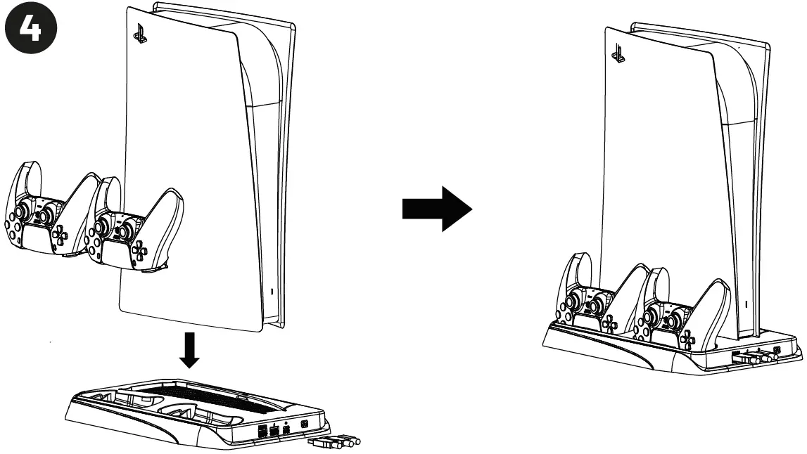 FIXED FIXPS5-MCS-BW Multifunction Charging Station 05