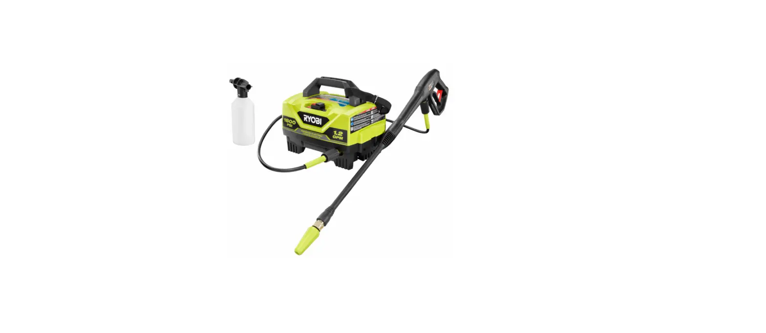 Ryobi Racpws1 Electric High Pressure Washer User Guide Ryobi Racpws1 Electric High Pressure Washer User Guide