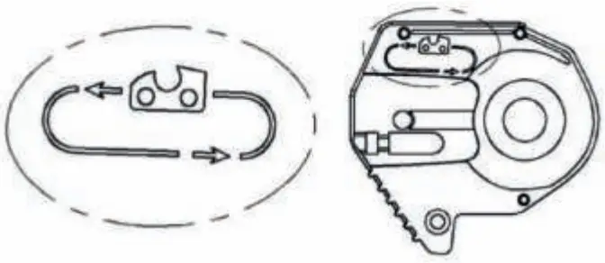 Mardin MCS 108 Mini Chain Saw - Chain Cover