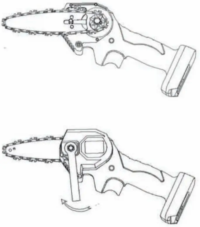 Mardin MCS 108 Mini Chain Saw - Chain Plate nut