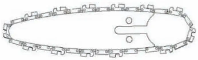 Mardin MCS 108 Mini Chain Saw - Chain