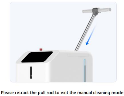 Sveabot SVBR01CL Cleaning Robot and Charging Pile - Collapsed lever