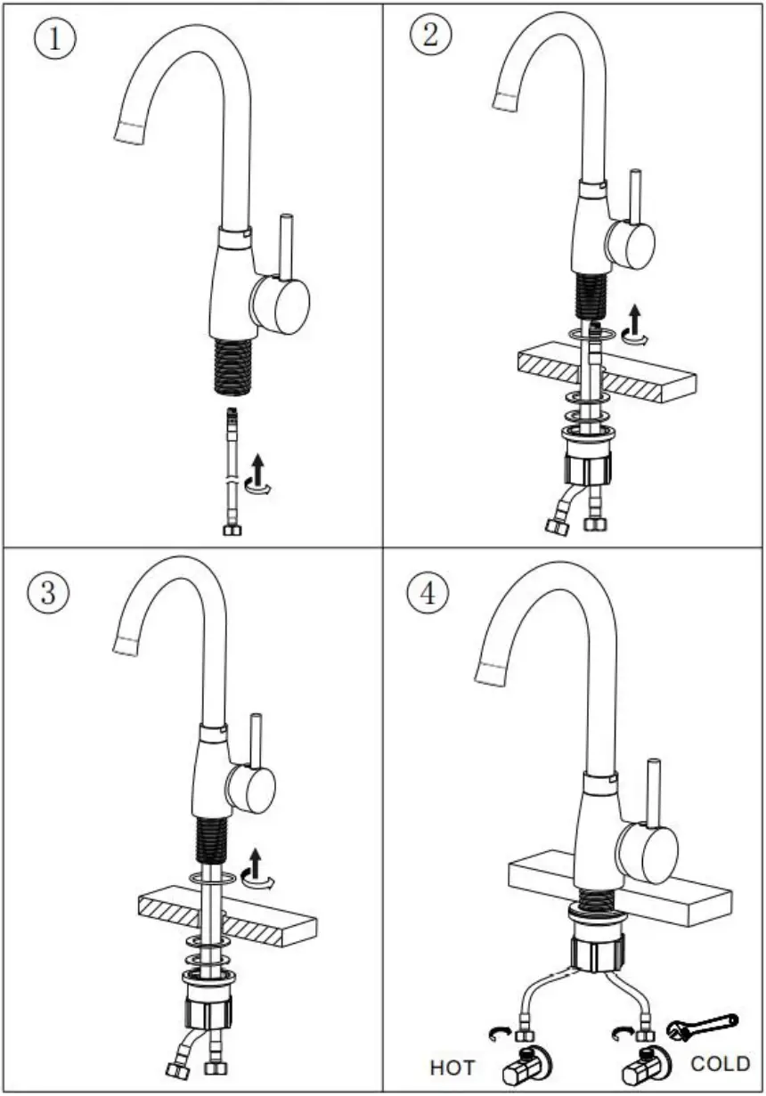 essence Kitchen Faucet Mixer - Collar Fixing Kit