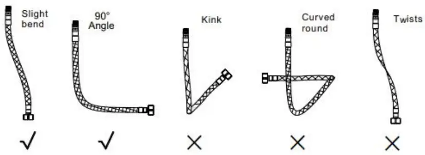 essence Kitchen Faucet Mixer - Connecting Pipes