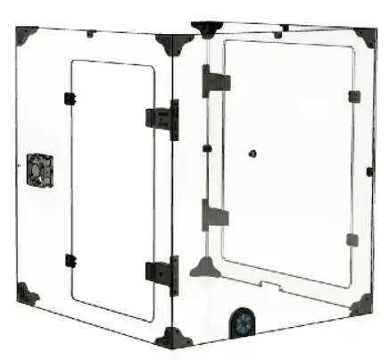 3D UP FITTERS Ender 5 Plus R1 Enclosure Kit - Back 2