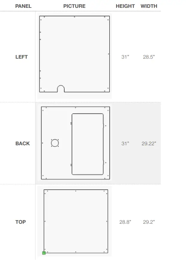 3D UP FITTERS Ender 5 Plus R1 Enclosure Kit - Panels 2
