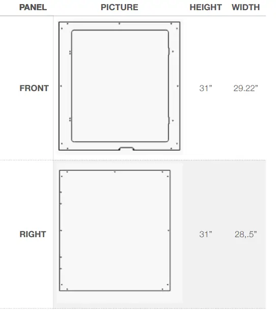 3D UP FITTERS Ender 5 Plus R1 Enclosure Kit - Panels