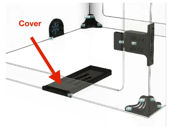 3D UP FITTERS Ender 5 Plus R1 Enclosure Kit - Tray