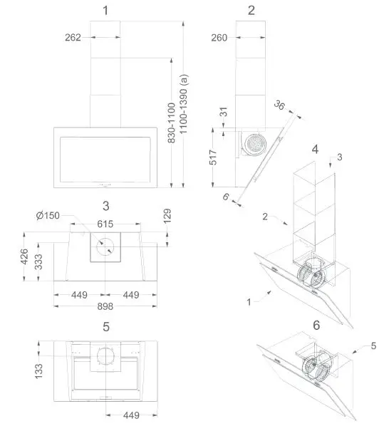 NOVY-7830-Vision-90cm-Wall-Mounted-Hood-10