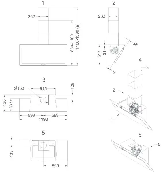 NOVY-7830-Vision-90cm-Wall-Mounted-Hood-11
