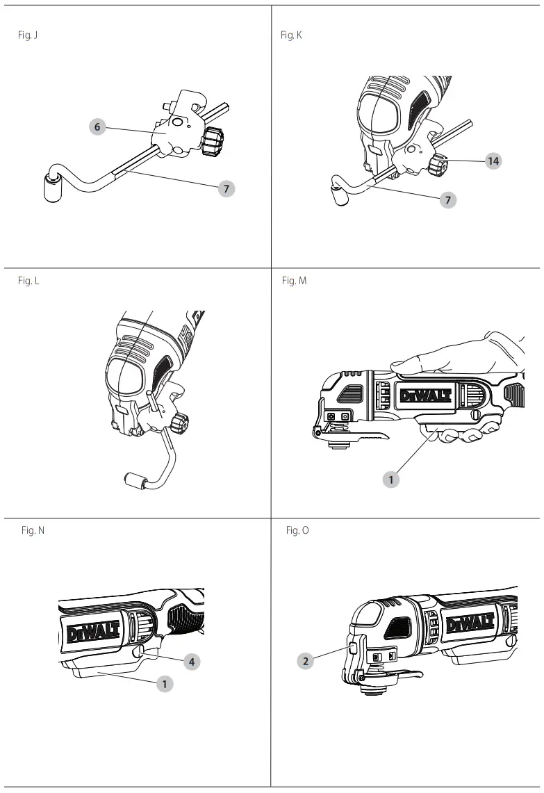 DEWALT DWE314 Oscillating Multi Tool - parts 3