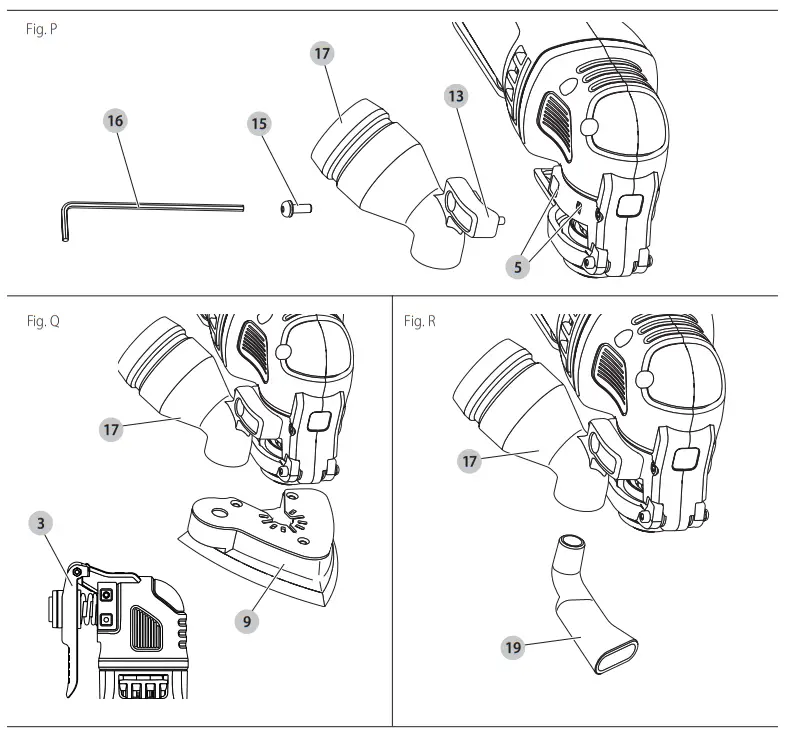 DEWALT DWE314 Oscillating Multi Tool - parts 4