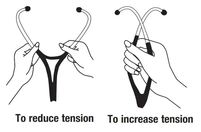 American Diagnostic Corporation Core Medical Device Manufactur 601BK Adscope 601 Convertible Cardiology Stethoscope - tension