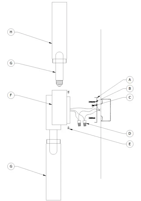TROY LIGHTING B8625 PBR SBK Koa 2 Light Patina Brass Soft Black Wall Sconce